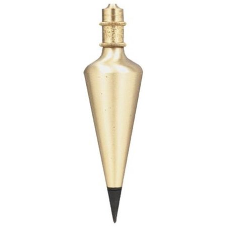 CENTRAL TOOLS General Tools 318-800-8 8-Oz Brass Plumb Bob 318-800-8